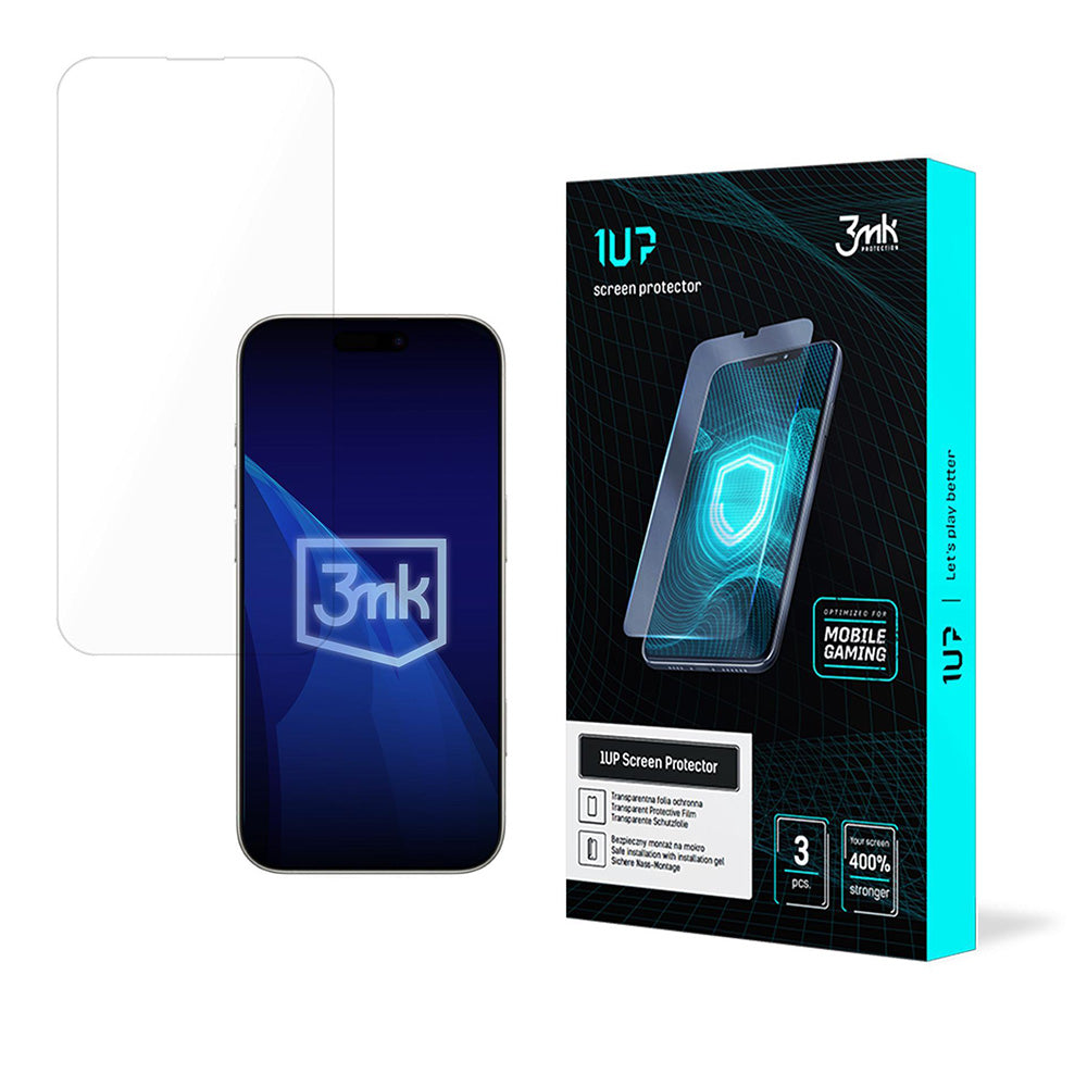 3MK 1UP Screen Protector for Apple iPhone 17 Air, Plastic, Set of 3 Pieces