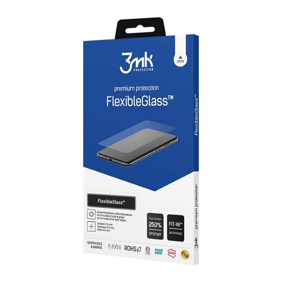 3MK FlexibleGlass Screen Protector for Samsung Galaxy S26 Plus S947, Flexible Glass, Full Glue, Transparent
