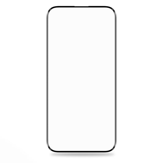 Blueo Silk HD Screen Protector Film for Apple iPhone 15 Pro, Tempered Glass, Full Glue, Set of 5 pieces, 2.5D, Black
