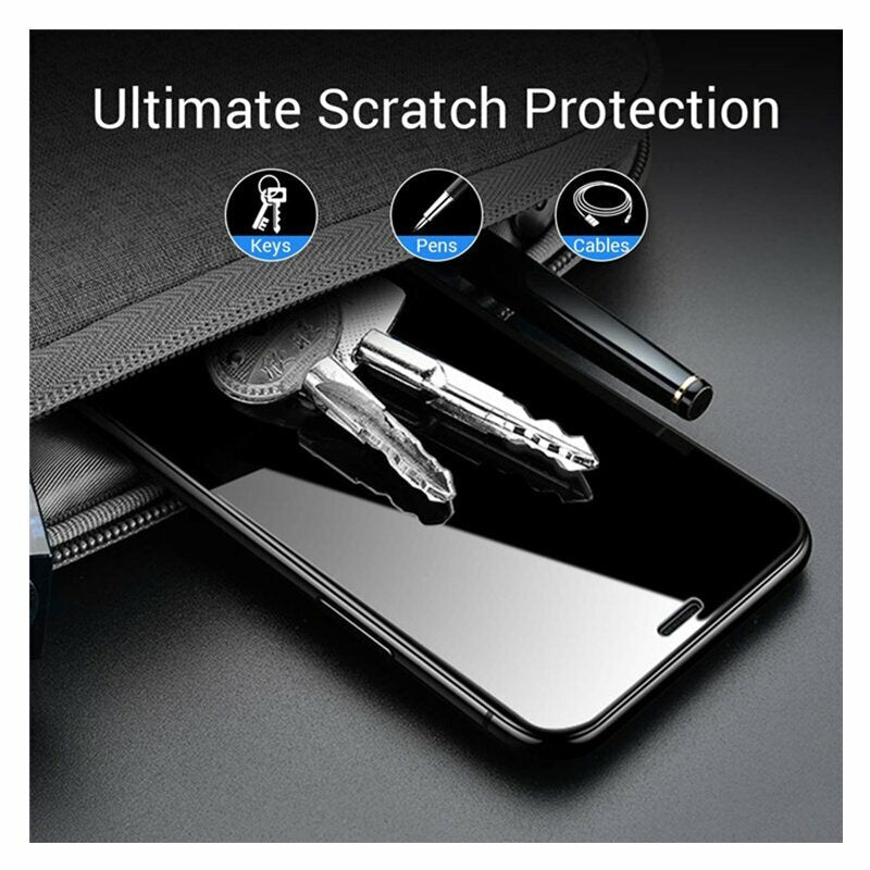 Lito HD Pro Clear Screen Protector for Apple iPhone 17 Pro Max, Tempered Glass, Full Glue, Black