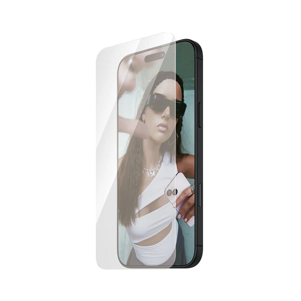 PanzerGlass Safe Screen Protector. Ultra-Wide Fit for Apple iPhone 16 Pro Max, Tempered Glass, Full Glue