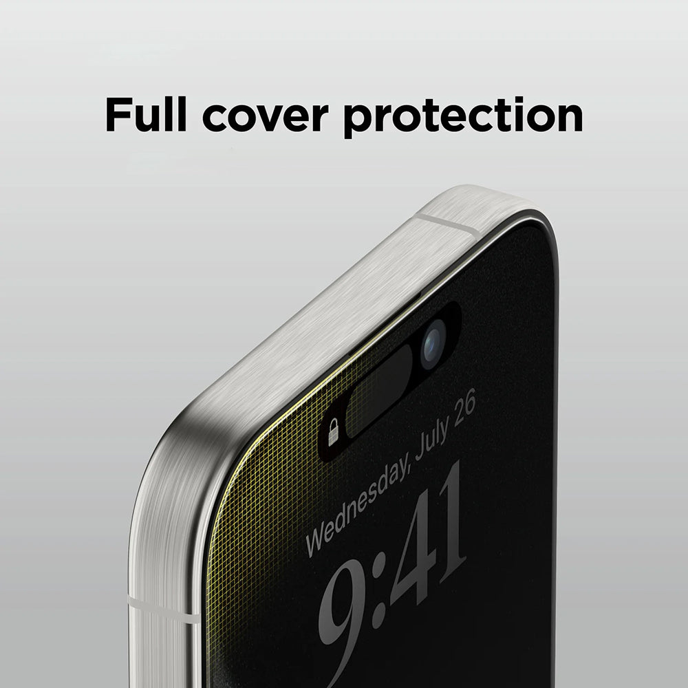 Anank 5X Reinforced 180 Privacy Screen Protector for Apple iPhone 17, Tempered Glass, Full Glue, 2.5D