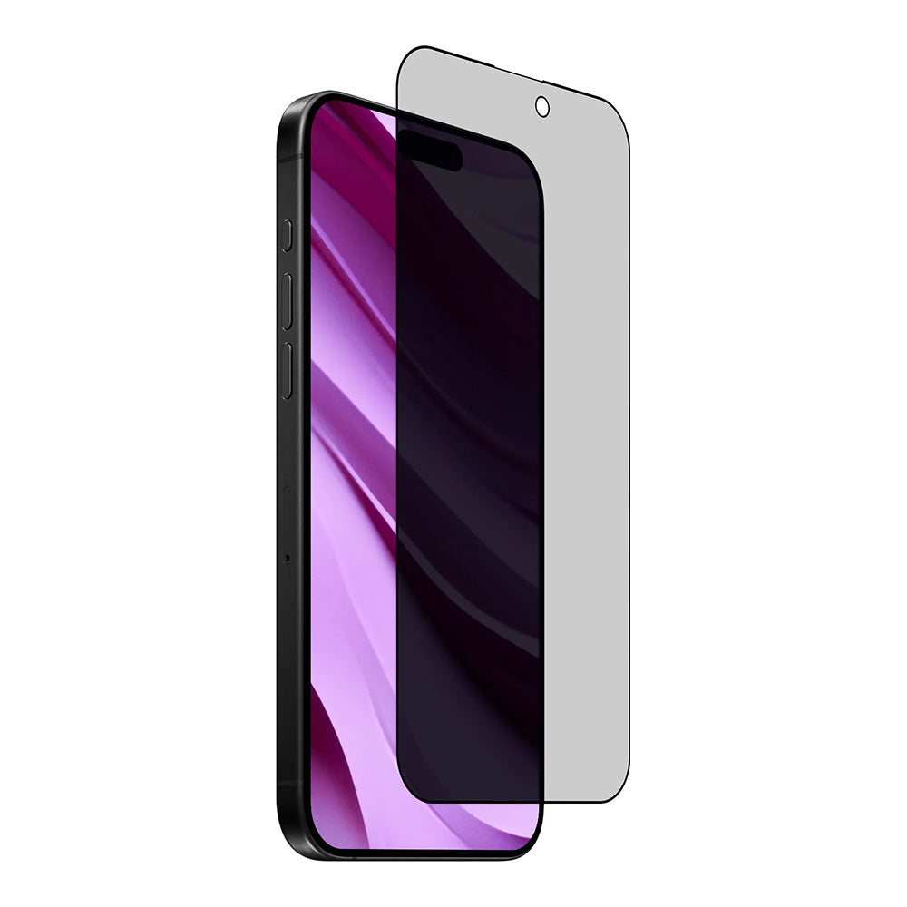 Anank 5X Reinforced Privacy Screen Protector Applicator for Apple iPhone 17 Air, Tempered Glass, Full Glue, 2.5D