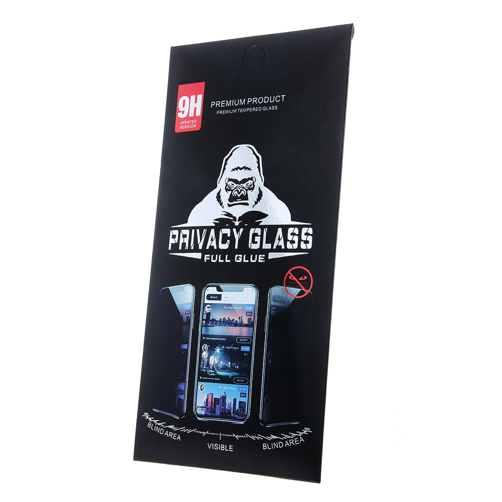 Privacy Screen Protector OEM for Apple iPhone 12 / 12 Pro, Tempered Glass, Full Glue