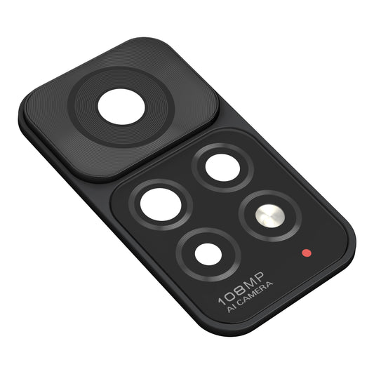 Rear Camera Glass Xiaomi Redmi Note 11 Pro, With Frame, Black