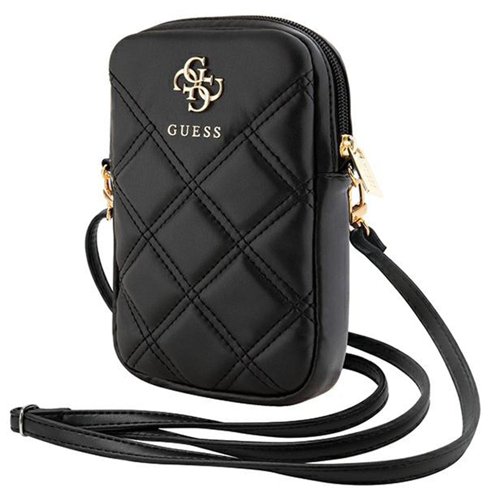 Universal Phone Bag, Guess, Quilted 4G, Black