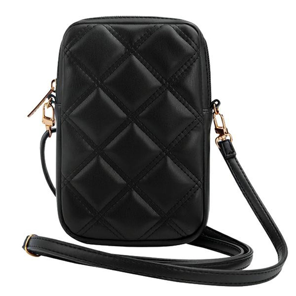 Universal Phone Bag, Guess, Quilted 4G, Black