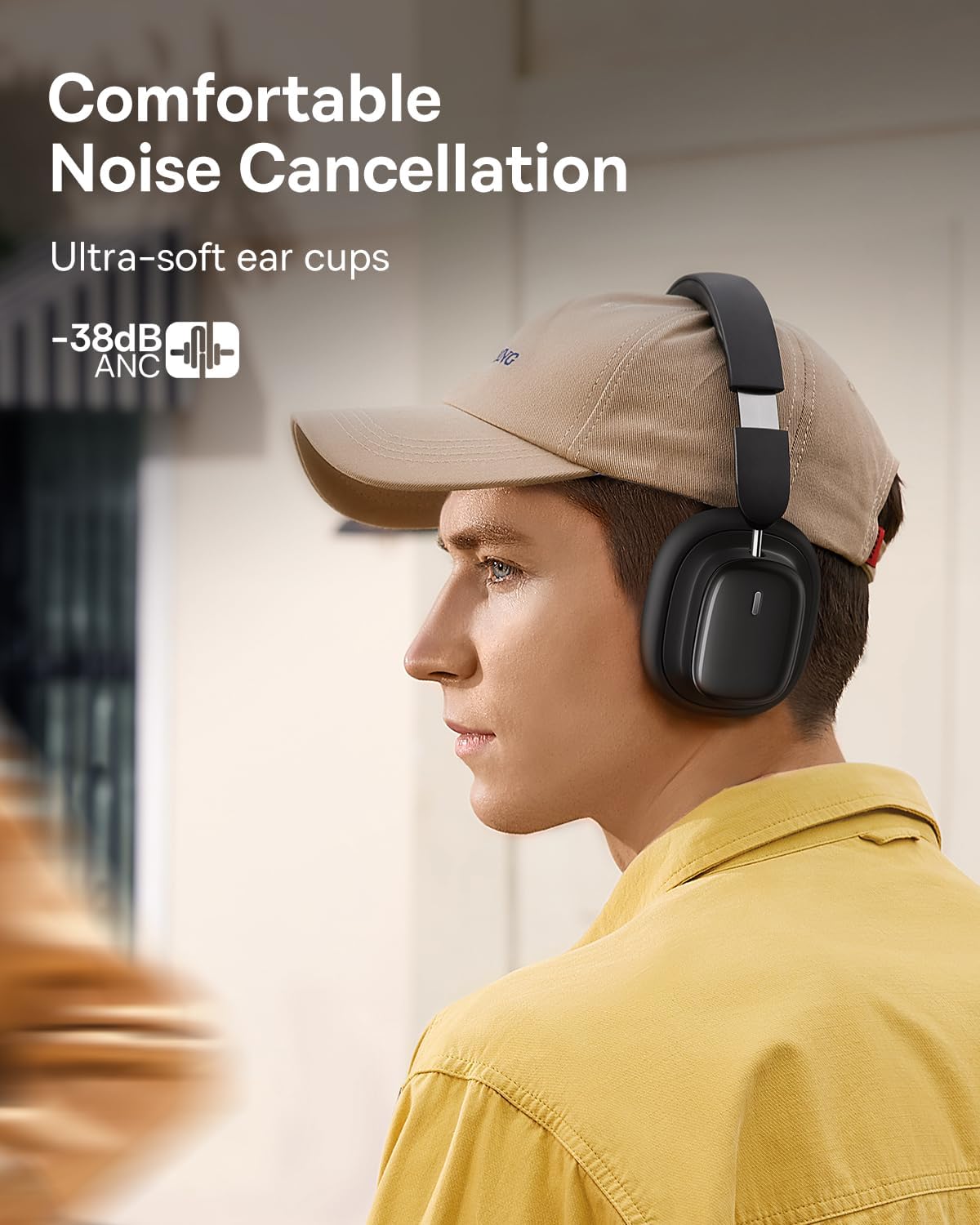 Baseus Bowie H1i Bluetooth Handsfree, A2DP, ANC, Black A00050402113-00