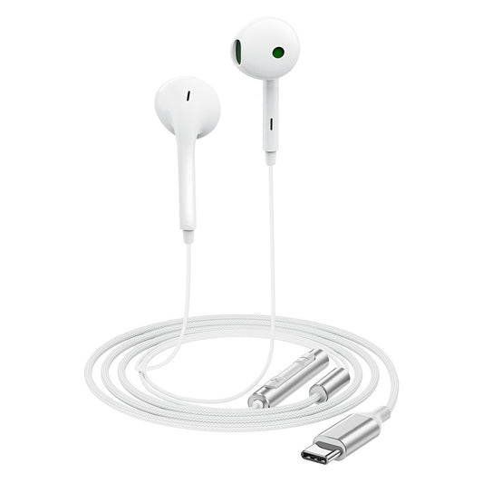 Handsfree USB-C Acefast L7, White