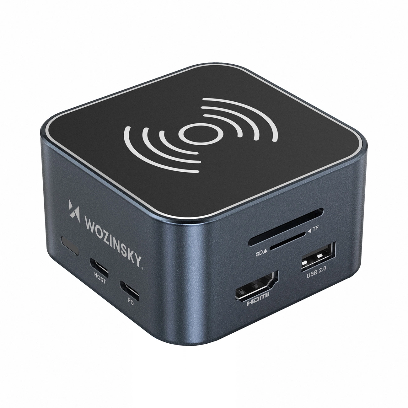 Multifunctional Hub WZK WHBC09Y8S, 12in1, Gray