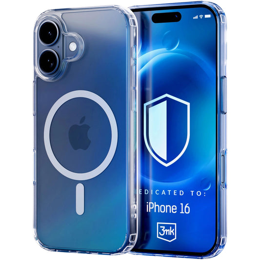 MagSafe Case for Apple iPhone 16 Plus, 3MK, MagCase, MagCase, Clear
