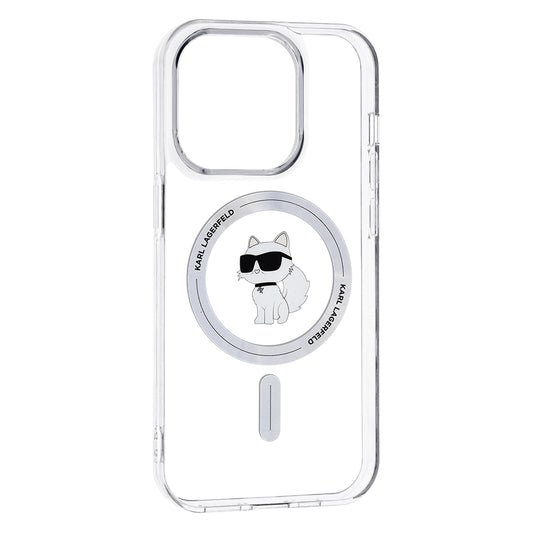 MagSafe Case for Apple iPhone 14 Pro Max, Karl Lagerfeld, IML Choupette, Transparent