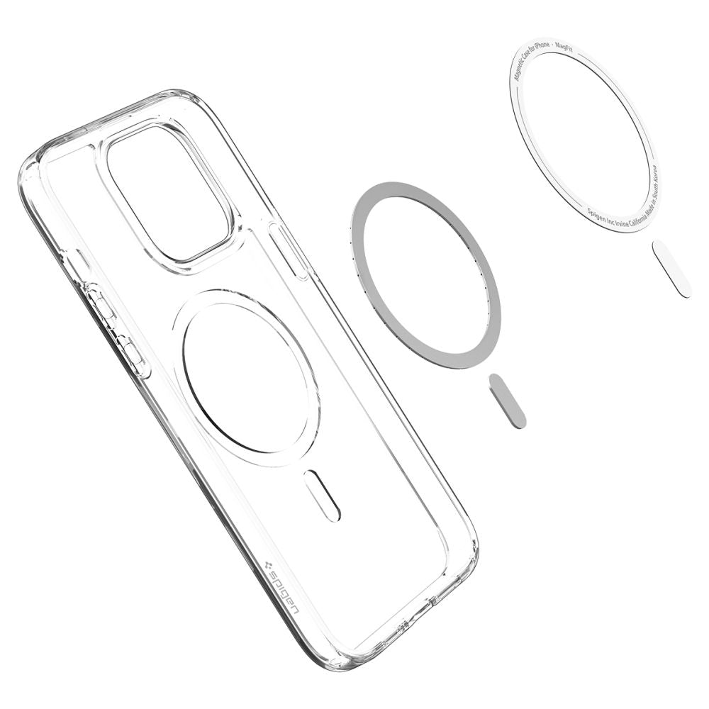MagSafe Case for Apple iPhone 14 Pro, Spigen, Ultra Hybrid, White