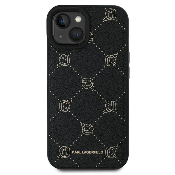 MagSafe Case for Apple iPhone 15 Plus, Karl Lagerfeld, Karl's Head, Black