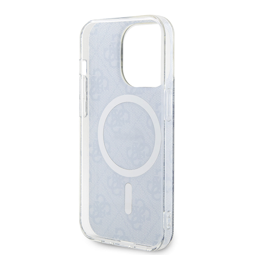 MagSafe Case for Apple iPhone 15 Pro Max, Guess, IML 4G, Blue