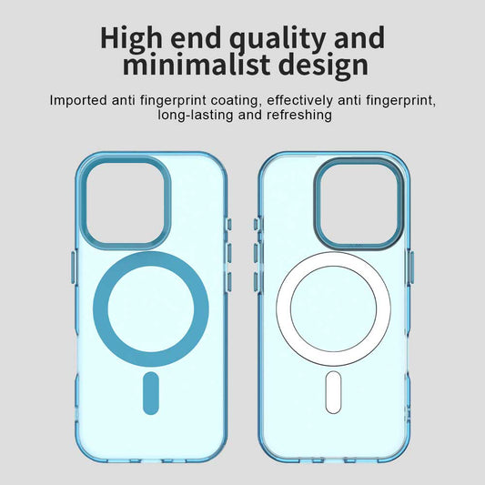 MagSafe Case for Apple iPhone 15 Pro, Techsuit, CandyCase, Blue