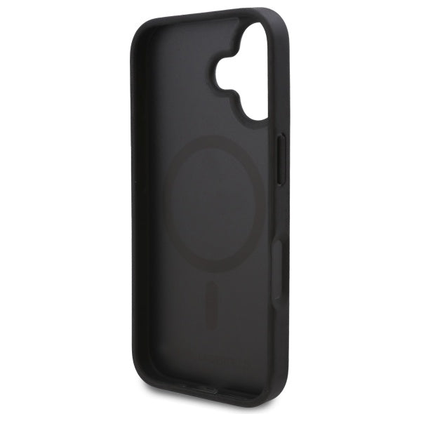 MagSafe Case for Apple iPhone 16 Plus, Karl Lagerfeld, Hot Stamp, Black