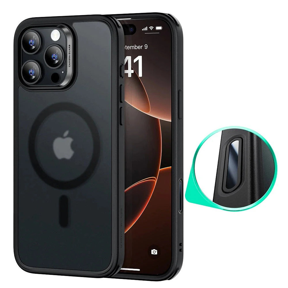MagSafe Case for Apple iPhone 16 Pro Max, ESR, Classic Hybrid Slide, Satin Black