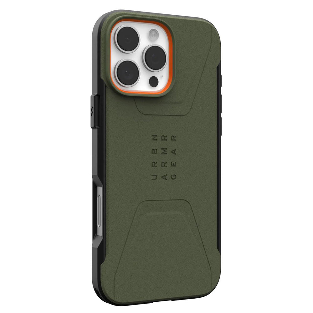 MagSafe Case for Apple iPhone 16 Pro Max, Urban Armor Gear, Civilian, Green
