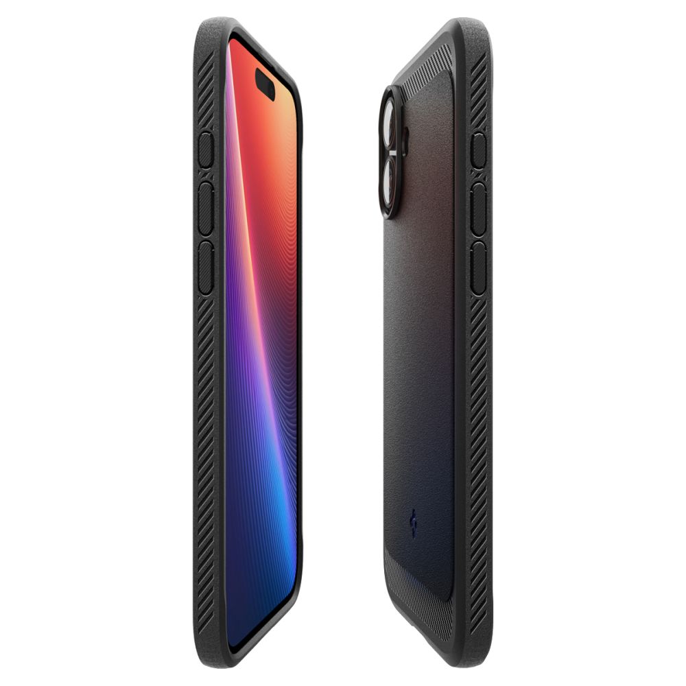 MagSafe Case for Apple iPhone 16, Spigen, Rugged Armor, Matte Black