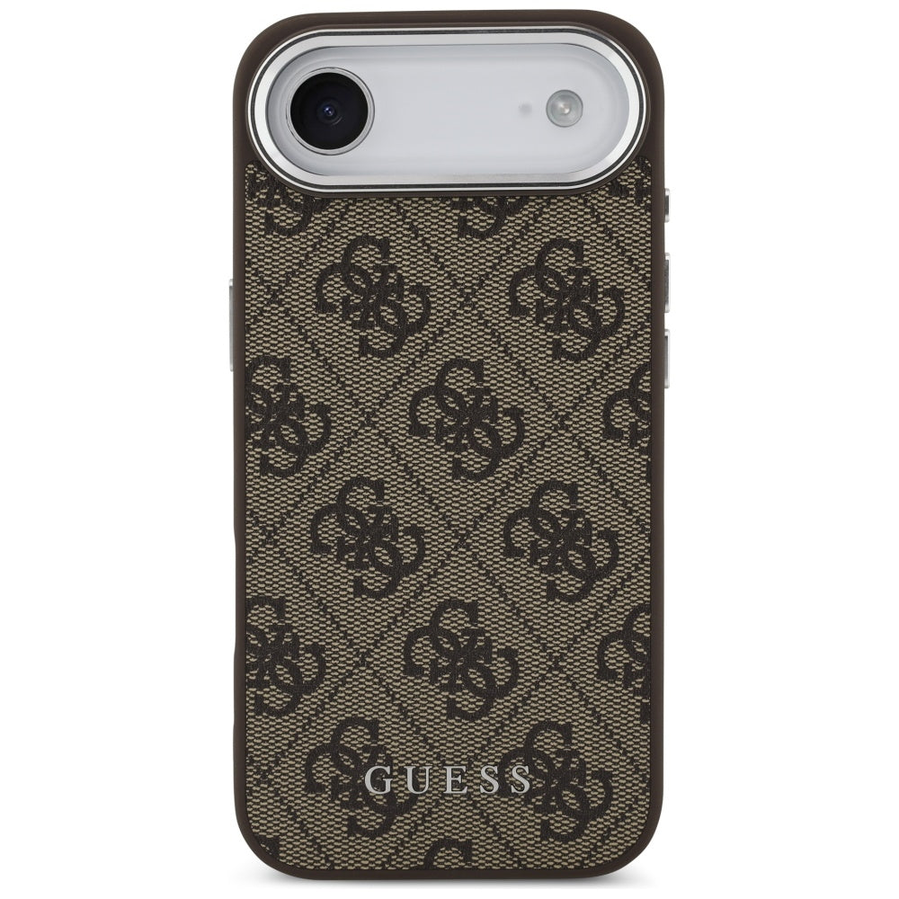 MagSafe Case for Apple iPhone 17 Air, Guess, 4G Classic Logo, Brown