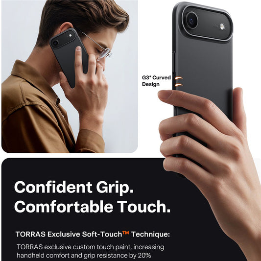 MagSafe Case for Apple iPhone 17 Air, Torras, SlimFit, Black