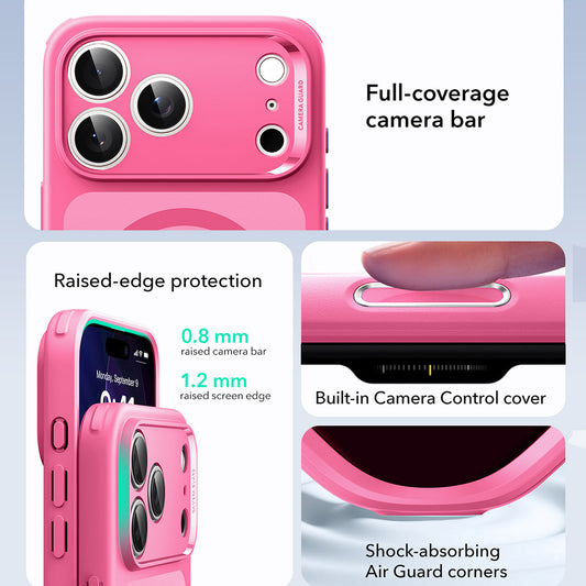 MagSafe Case for Apple iPhone 17 Pro, ESR, Classic Hybrid, Satin Pink