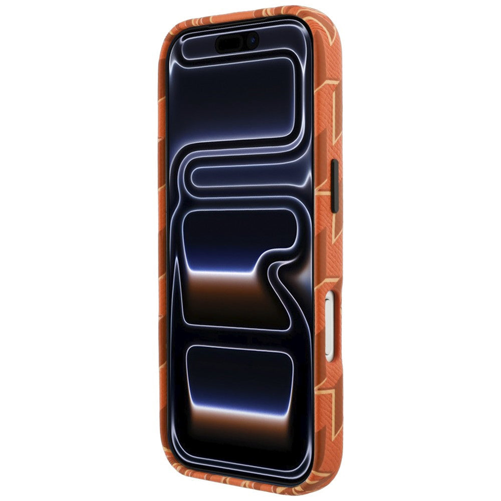 MagSafe Case for Apple iPhone 17 Pro Max, Karl Lagerfeld, KL Monogram Logo, Orange