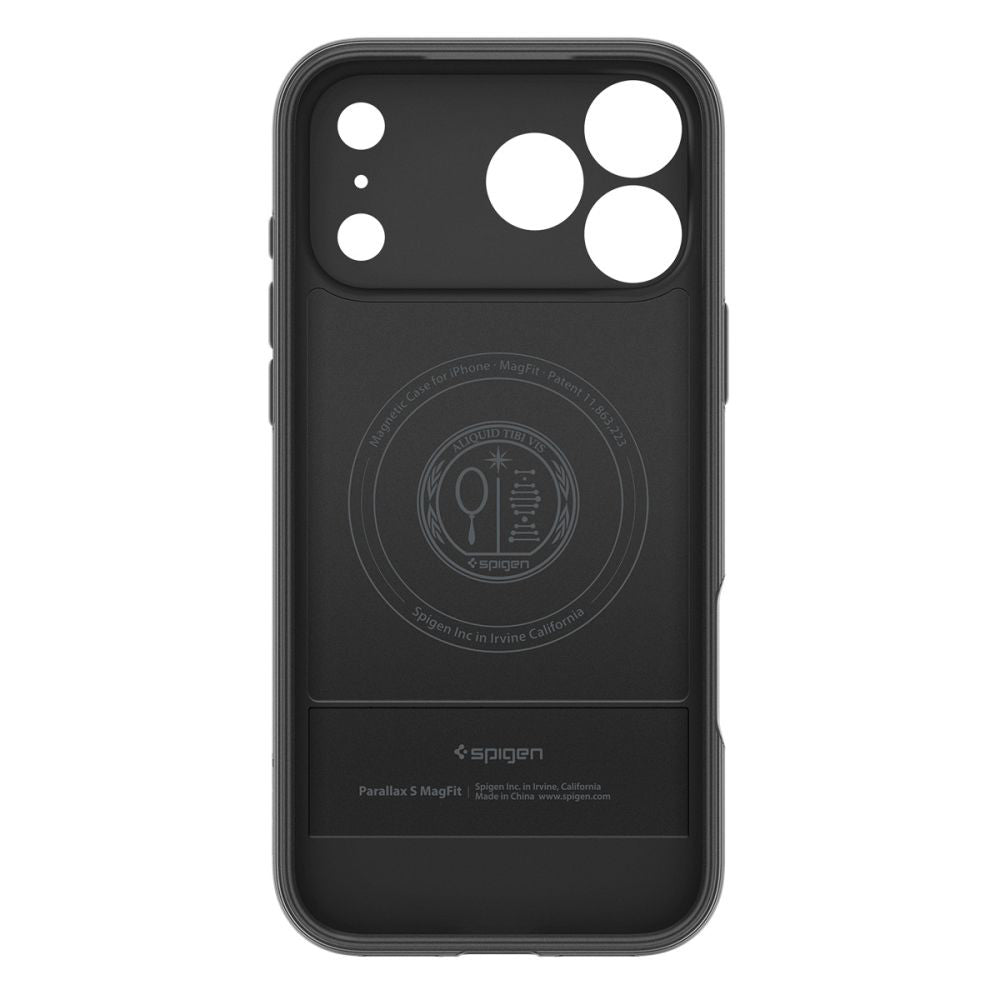 MagSafe Case for Apple iPhone 17 Pro Max, Spigen, Caseology Parallax S, Matte Black