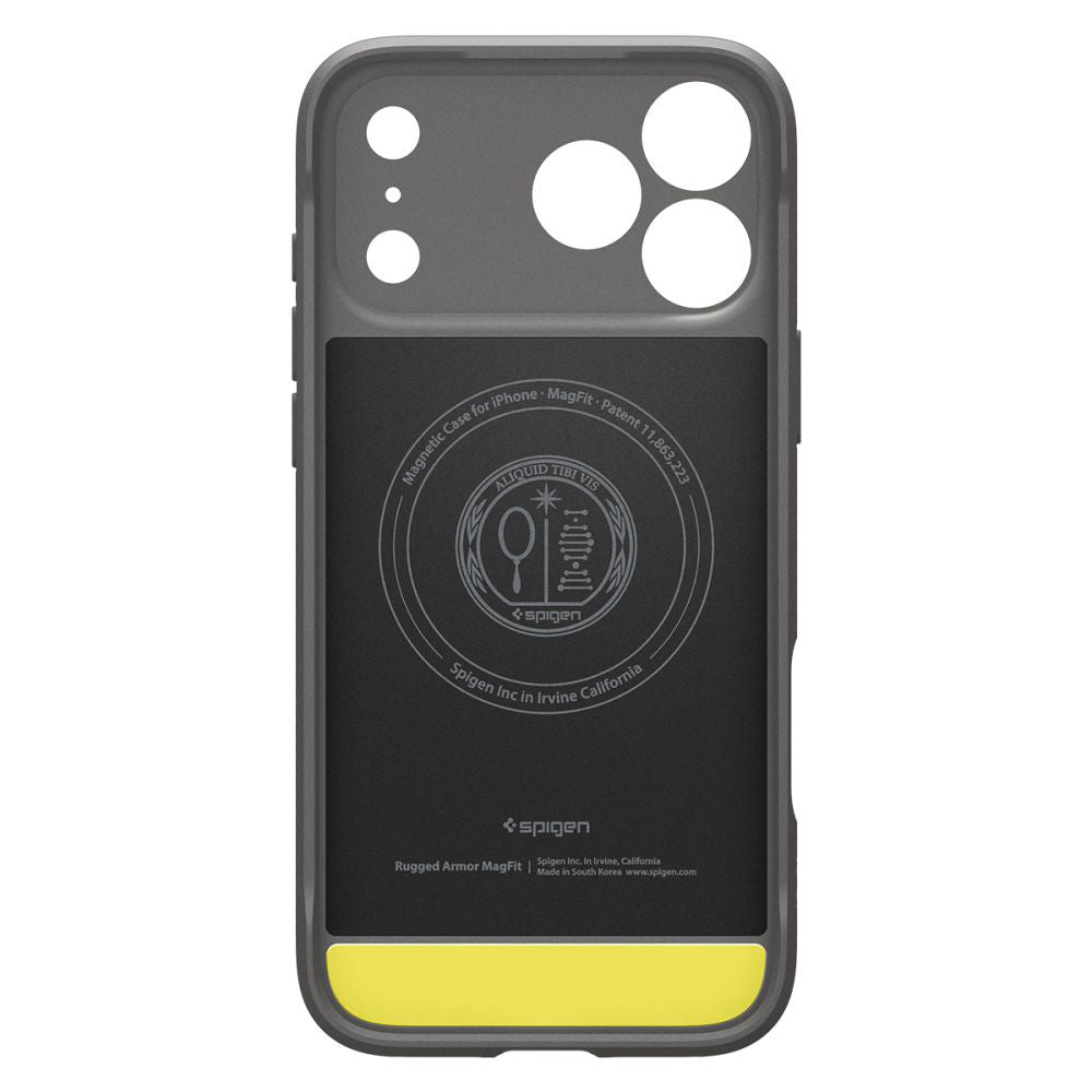 MagSafe Case for Apple iPhone 17 Pro Max, Spigen, Rugged Armor, Gray ACS10264