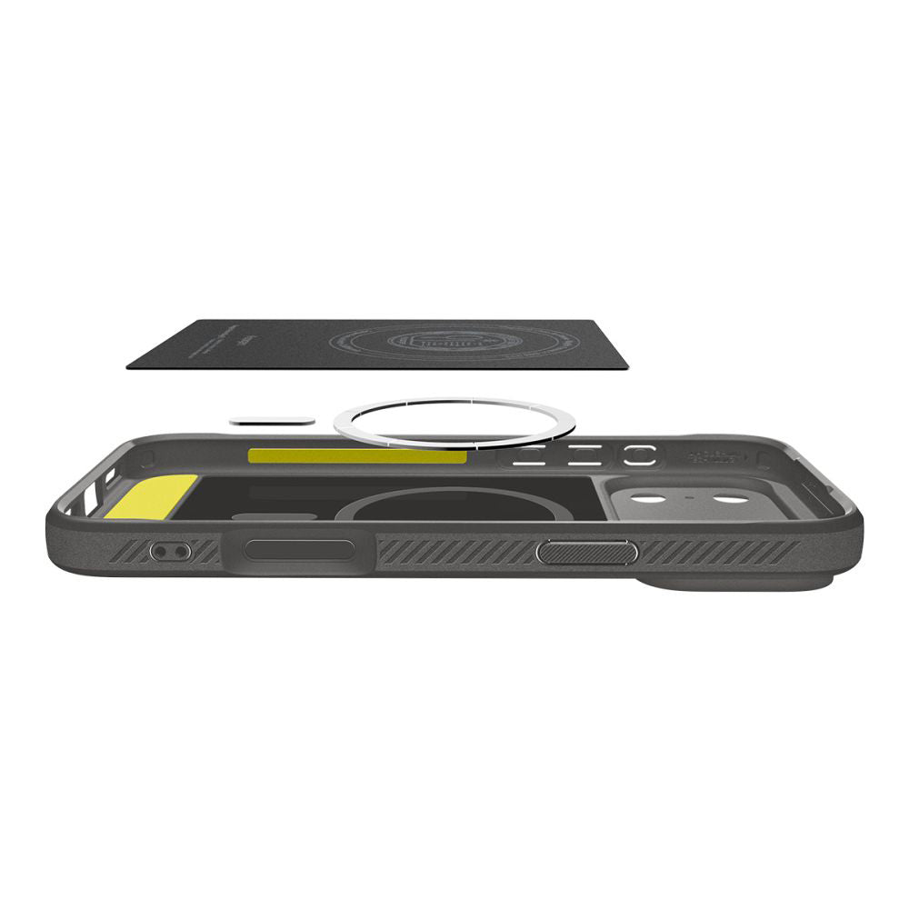 MagSafe Case for Apple iPhone 17 Pro Max, Spigen, Rugged Armor, Gray ACS10264