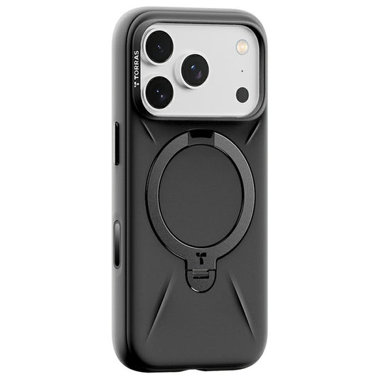 MagSafe Case for Apple iPhone 17 Pro Max, Torras, QPRO Silicone, Black