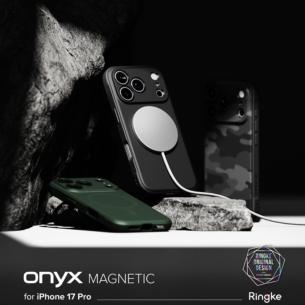 MagSafe Case for Apple iPhone 17 Pro, Ringke, Onyx, Black