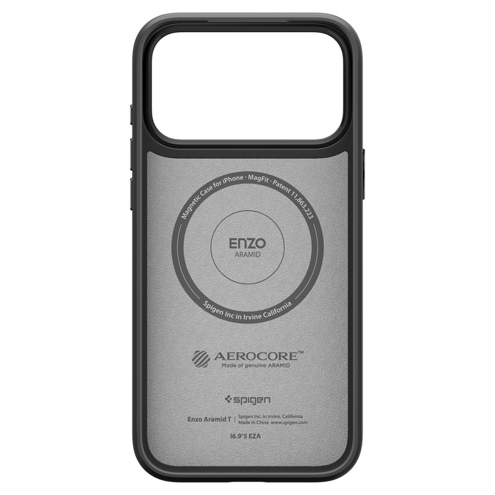 MagSafe Case for Apple iPhone 17 Pro, Spigen, Enzo Aramid T, Black ACS09959