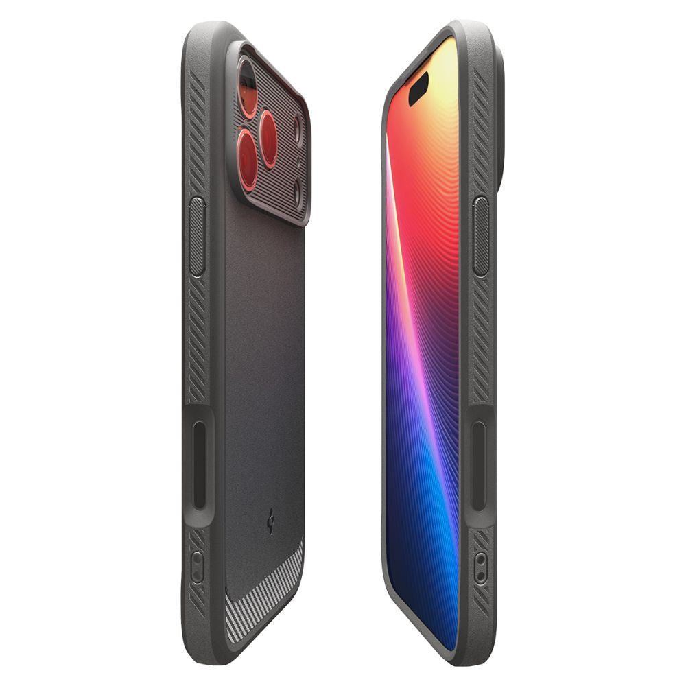 MagSafe Case for Apple iPhone 17 Pro, Spigen, Rugged Armor, Gray ACS10330