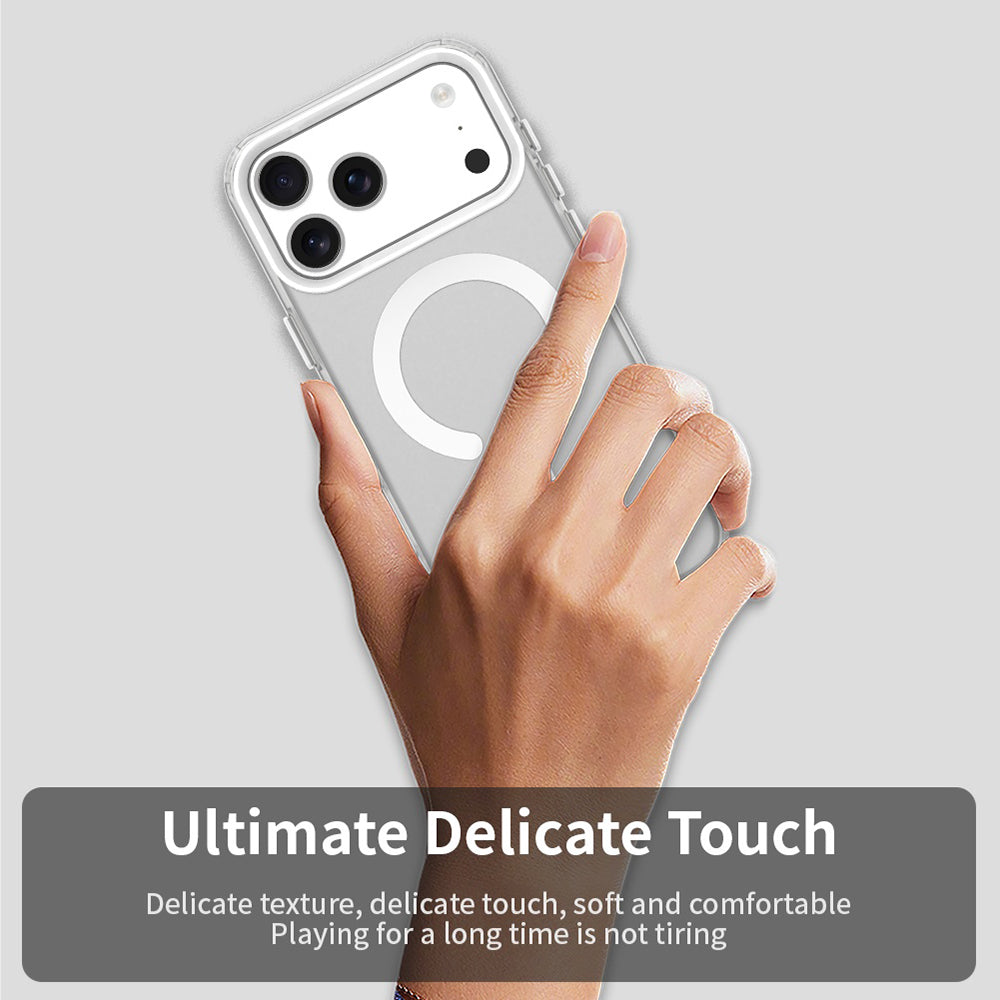 MagSafe Case for Apple iPhone 17 Pro, Techsuit, CandyCase, White