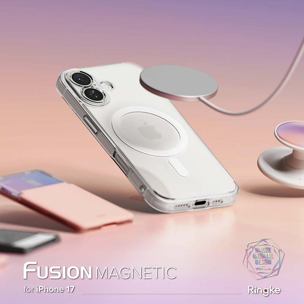 MagSafe Case for Apple iPhone 17, Ringke, Fusion, Transparent