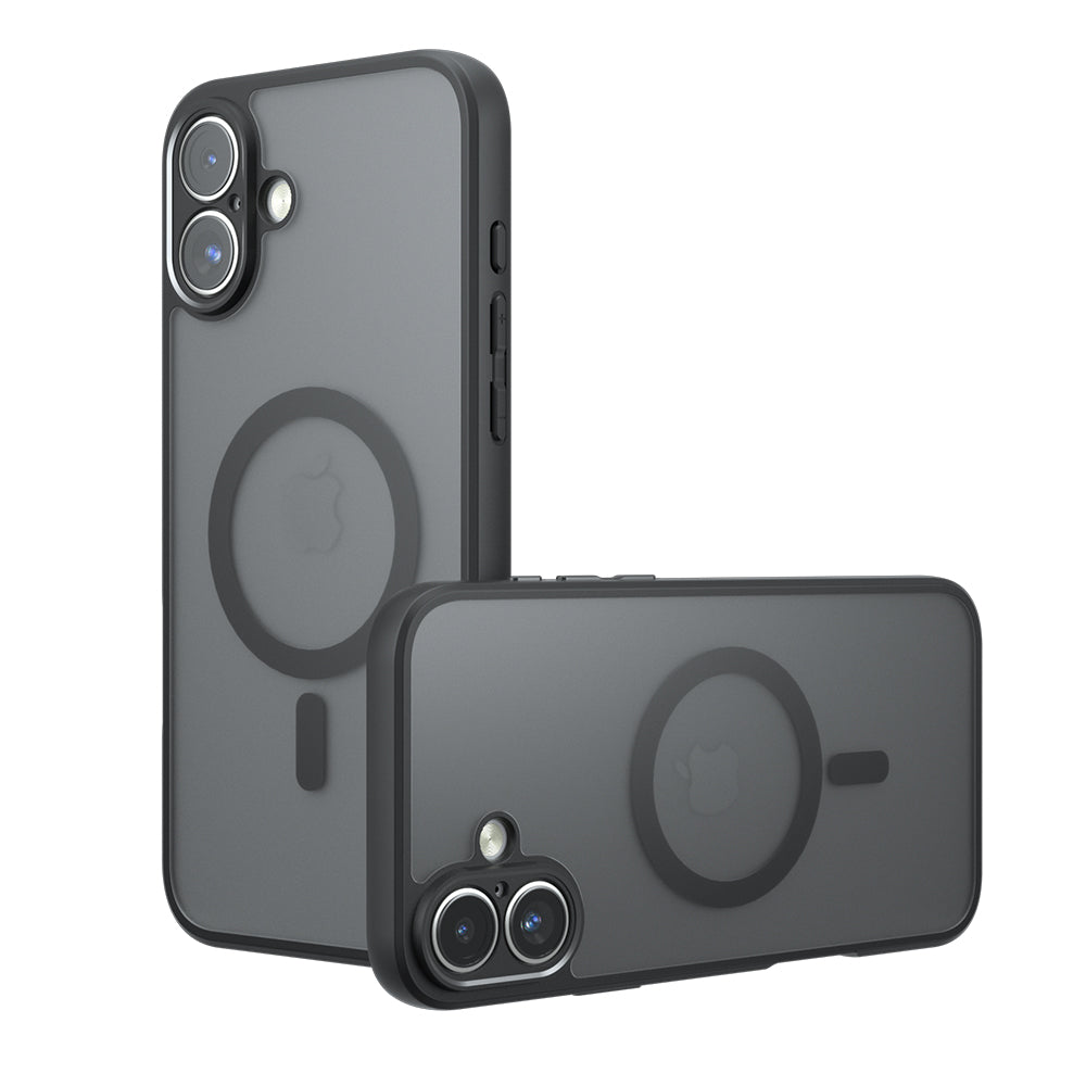 MagSafe Case for Apple iPhone 17, Techsuit, PureFrost, Black
