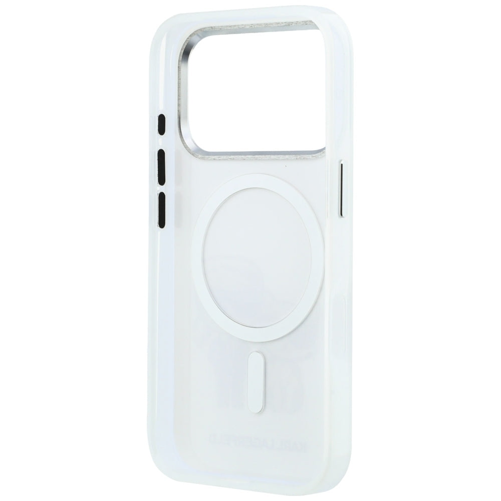MagSafe Case for Apple iPhone 18 Pro Max / 17 Pro Max, Karl Lagerfeld, IML KC Bodies Sketch Print, Beige
