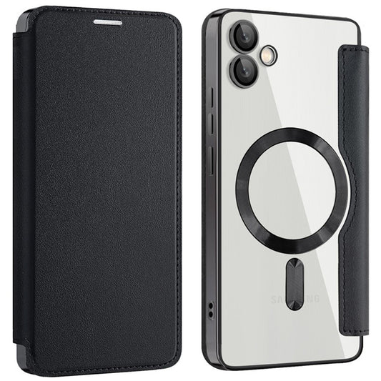 MagSafe Case for Samsung Galaxy A05 A055, Techsuit, SmartMag Book, Black