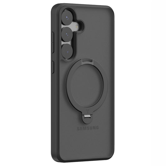 MagSafe Case for Samsung Galaxy S25+ S936, Torras, Ostand Spin, Black