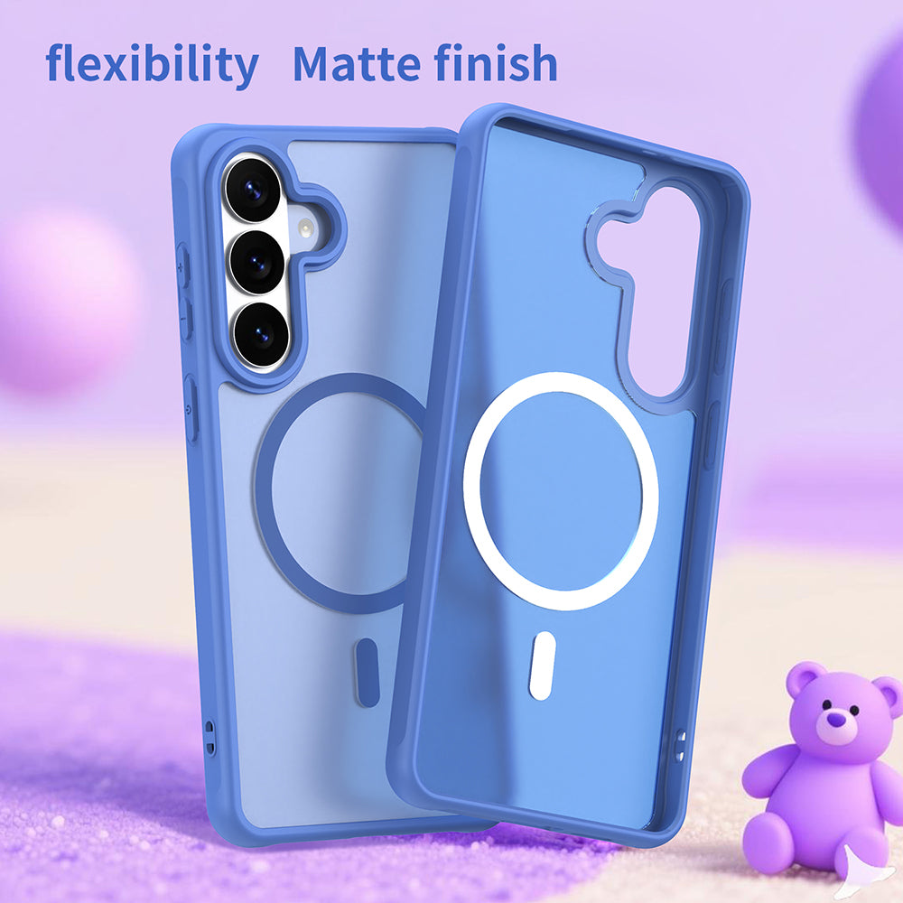 MagSafe Case for Samsung Galaxy S26 Plus S947, Techsuit, HaloFrost II, Blue