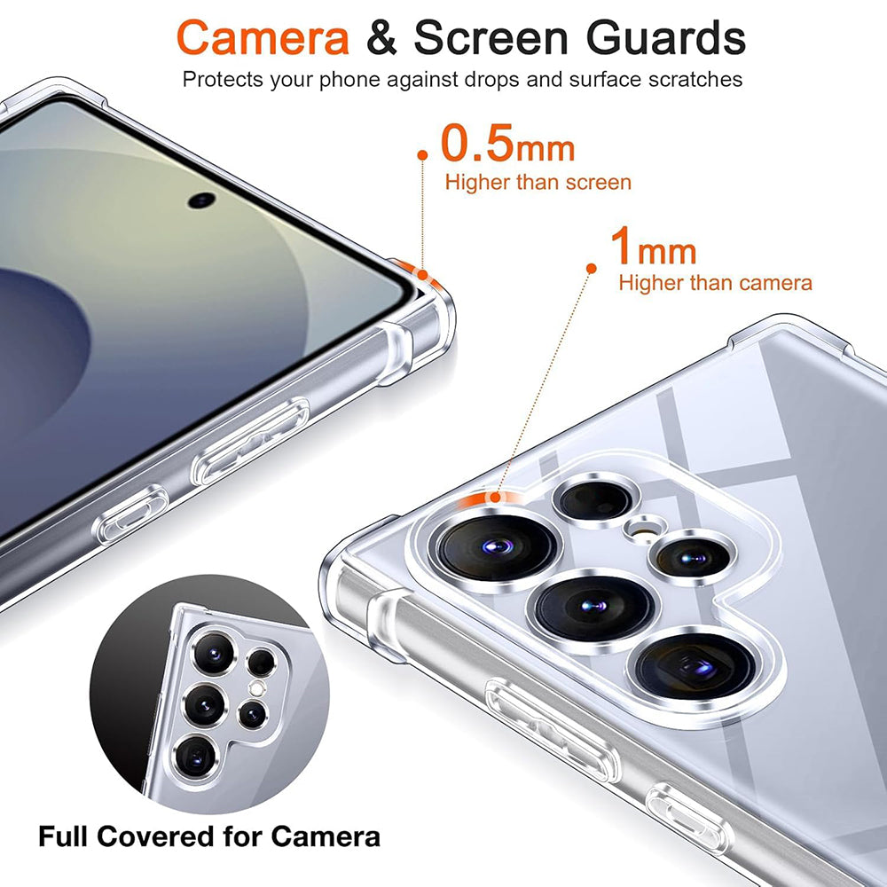 MagSafe Case for Samsung Galaxy S26 Ultra S948, Techsuit, Shockproof, Transparent