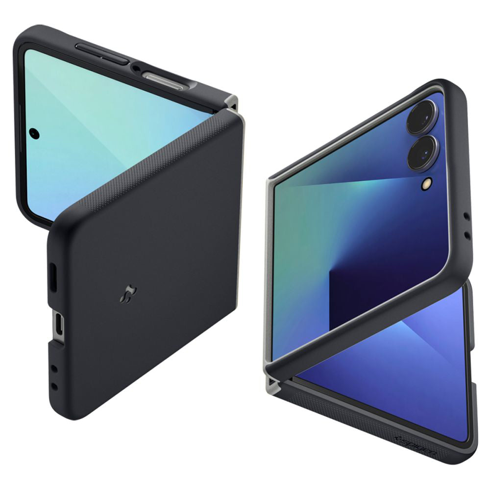 MagSafe Case for Samsung Galaxy Z Flip7 F766, Spigen, Caseology Nano Pop, Black ACS11158