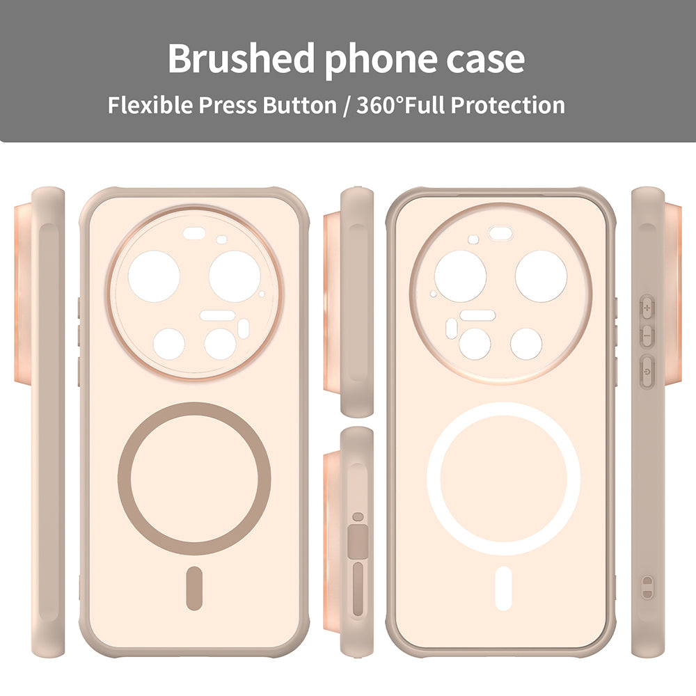 MagSafe Case for Xiaomi 17 Ultra, Techsuit, HaloFrost II, Gold