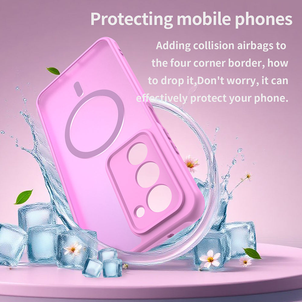 MagSafe Case for Xiaomi Redmi 15 5G / 15 4G, Techsuit, HaloFrost II, Pink