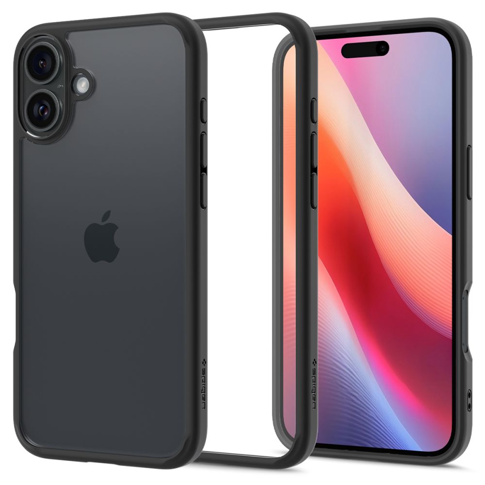 Case for Apple iPhone 16 Plus, Spigen, Ultra Hybrid, Matte Black
