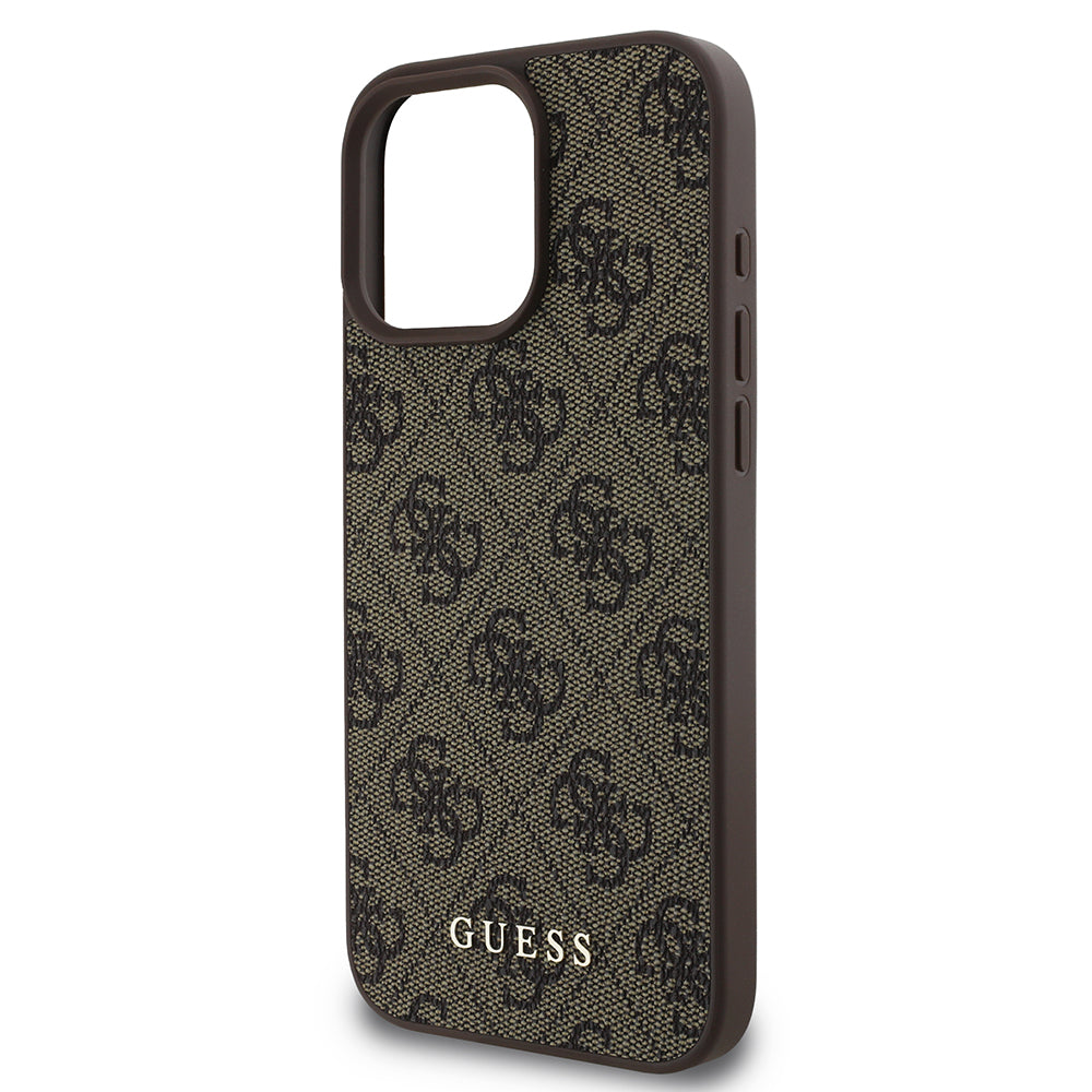 Case for Apple iPhone 16 Pro, Guess, 4G Classic, Black