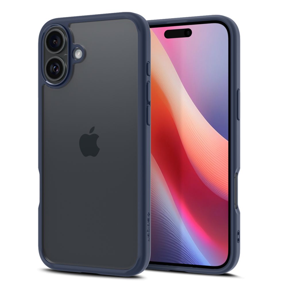 Case for Apple iPhone 16, Spigen, Ultra Hybrid, Navy Blue