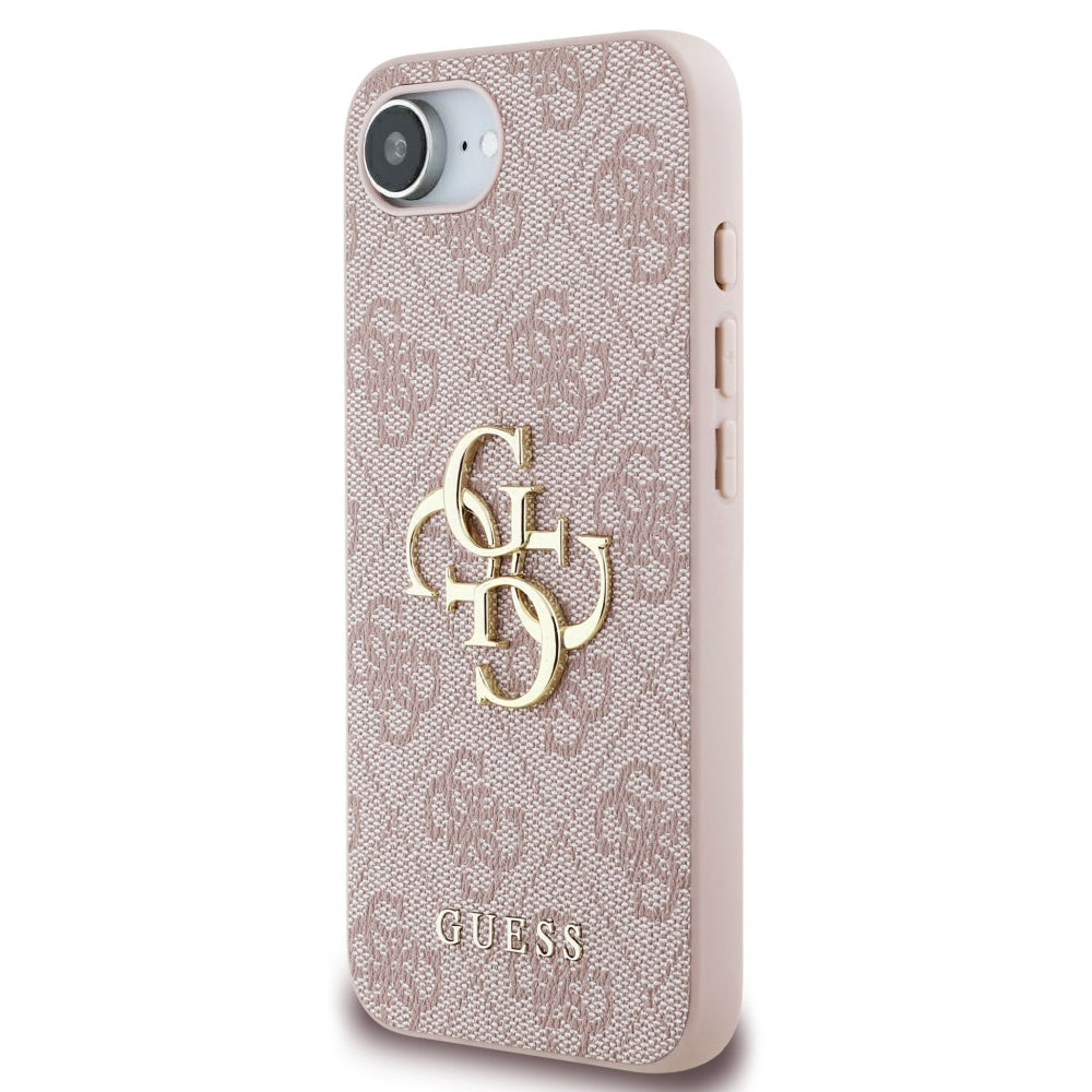 Case for Apple iPhone 17e / 16e, Guess, 4G Big Logo, Pink